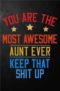 You Are The Most Awesome Aunt Ever Keep That Shit Up