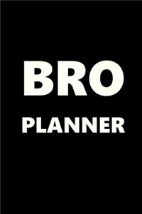 2020 Weekly Planner For Men Bro Planner White Font Black Design 134 Pages