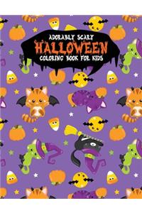 Adorably Scary Halloween Coloring Book For Kids