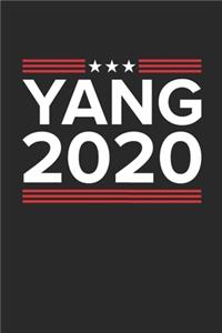 Yang 2020 Notebook - Andrew Yang Gift - Vintage President Journal - 2020 Election Diary for Democratic Friends And Family