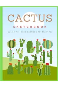 Green Cactus Sketchbook