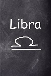 2020 Daily Planner Libra Symbol Zodiac Sign Horoscope Chalkboard 388 Pages