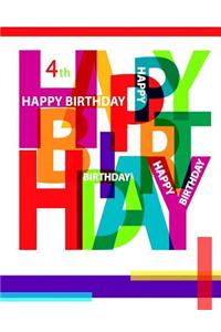 Happy 4th Birthday