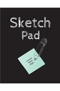 Sketch Pad Framed Blank Pages