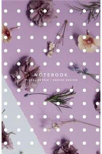 Notebook Floral Purple - Danish Design