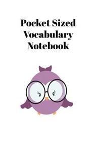 Pocket Sized Vocabulary Notebook