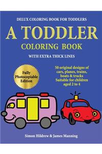 Delux Coloring Book for Toddlers