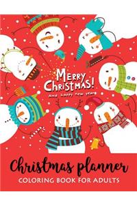 Christmas Planner Coloring Coloring Books for Adults