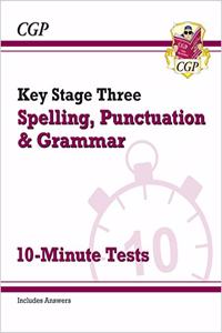 New KS3 Spelling, Punctuation and Grammar 10-Minute Tests (includes answers)