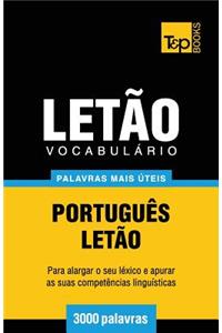 Vocabulário Português-Letão - 3000 palavras mais úteis