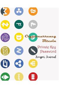 Cryptocurrency Bitcoin Private Key Password Keeper Journal