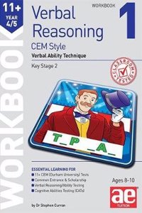 11+ Verbal Reasoning Year 4/5 CEM Style Workbook 1