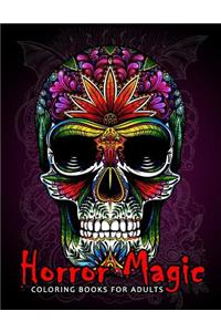 Horror Magic Coloring books for adults