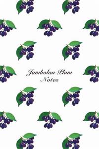 Jambolan Plum Notes