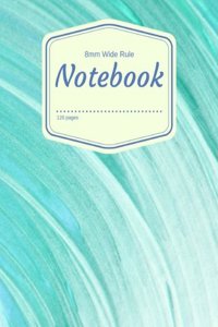 8mm Wide Ruled Notebook