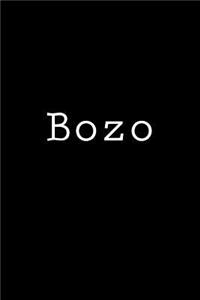 Bozo: Notebook, 150 lined pages, softcover, 6 x 9