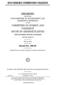 EPA's Resource Conservation Challenge