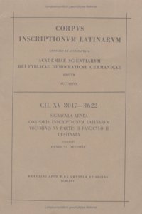 Corp Inscr Lat Vol 15 Pars 2 Fasc 2