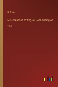 Miscellaneous Writings of John Conington