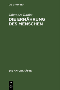 Die Ernährung Des Menschen