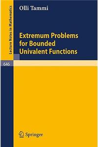 Extremum Problems for Bounded Univalent Functions