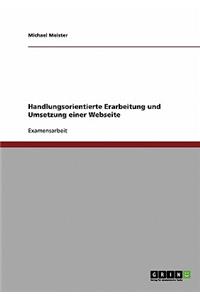 Handlungsorientierte Erarbeitung und Umsetzung einer Webseite