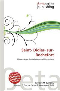 Saint- Didier- Sur- Rochefort