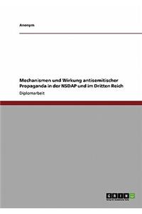 Mechanismen Und Wirkung Antisemitischer Propaganda in Der Nsdap Und Im Dritten Reich