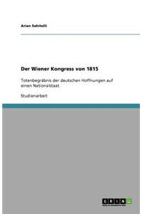 Der Wiener Kongress von 1815