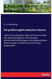 Die großherzoglich badischen Gesetze