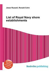 List of Royal Navy Shore Establishments