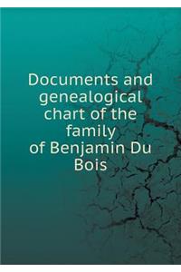 Documents and genealogical chart of the family of Benjamin Du Bois