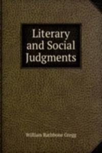 Literary and Social Judgments