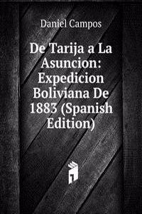 De Tarija a La Asuncion: Expedicion Boliviana De 1883 (Spanish Edition)