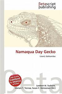 Namaqua Day Gecko