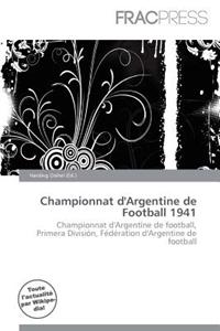 Championnat D'Argentine de Football 1941