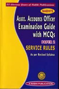 Asstt Accounts Officer Examination Guide with MCQs Paper 2 Service Rules