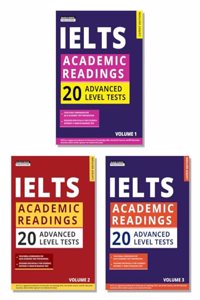 IELTS ACADEMIC READING For Exam Practice Vol. 1 and Vol. 2 and Vol. 3 (Combo of 3 Books)