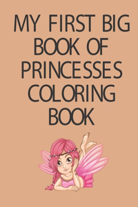 My First Big Book of Princesses coloring book
