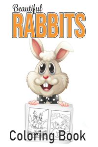 Beautiful Rabbits Coloring Book