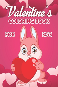 Valentine's Coloring Book for Boys