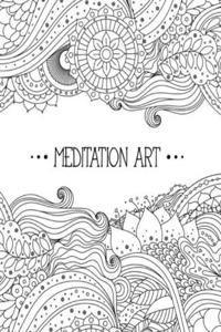 Meditation Art Adult Coloring Book