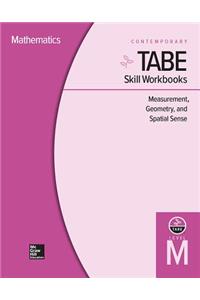 Tabe Skill Workbooks Level M: Measurement, Geometry, and Spatial Sense - 10 Pack