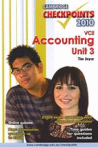 Cambridge Checkpoints VCE Accounting Unit 3 2010