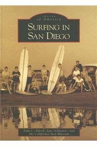 Surfing in San Diego