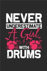 Never Underestimate A Girl With Drums