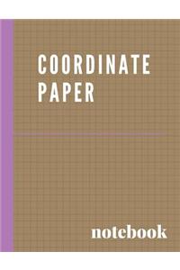 Coordinate Paper Notebook