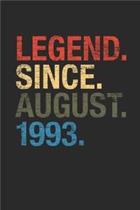 Legend Since August 1993