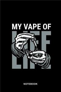 Vaporizer Vaping Art Graphic Notebook