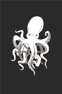 Notebook: Octopus Kraken Journal 6x9 lined I Cephalopod Sea Creatures Gift I Ocean Animals diary